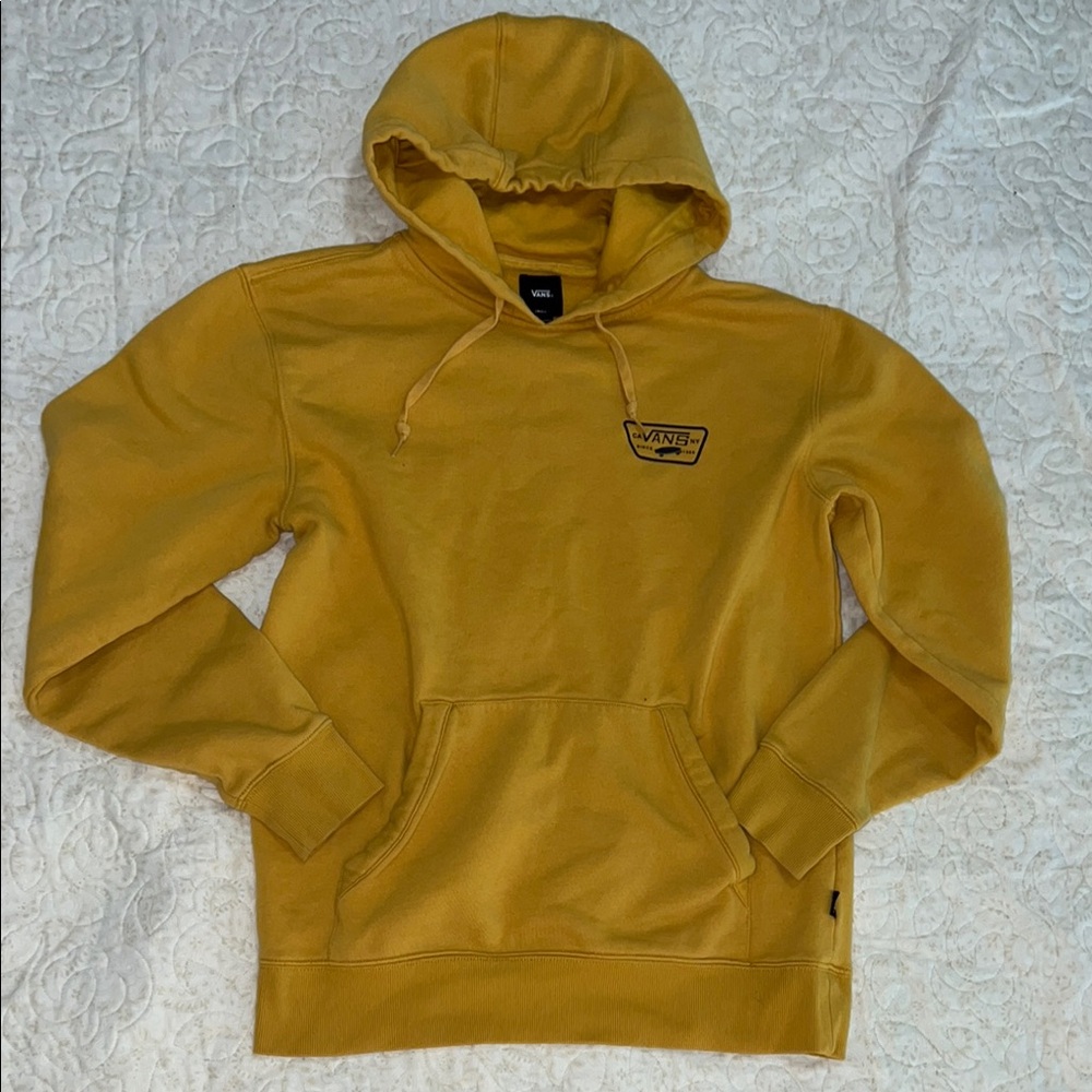 Vans Men's Yellow Hoodie